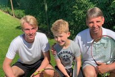 Felix Lehmann, Piet Hause und Trainer Markus Janner (v. lks.).