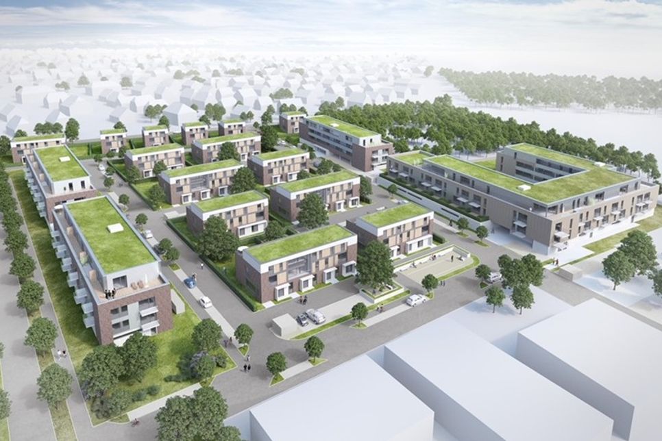 Visualisierung Neubaugebiet Kremsdorfer Weg