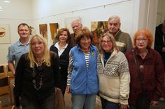 Die Mitglieder der Ausstellungsgemeinschaft Neustadt (v. lks.): Hans-Jörg Schick, Sonja Knoop, Cathrin Schulz-Mirbach, Klaus Ammann, Erika Ammann, Angela Christiansen, Albrecht Zumbruch und Ingrid Maschke.