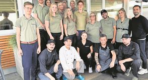 Das Team empfängt seine Gäste immer fröhlich und mit einem Lächeln im Gesicht.