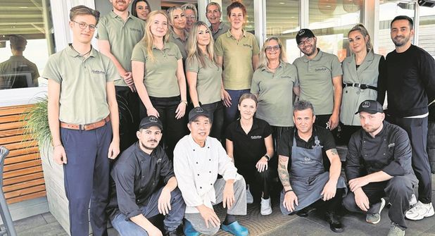 Das Team empfängt seine Gäste immer fröhlich und mit einem Lächeln im Gesicht.