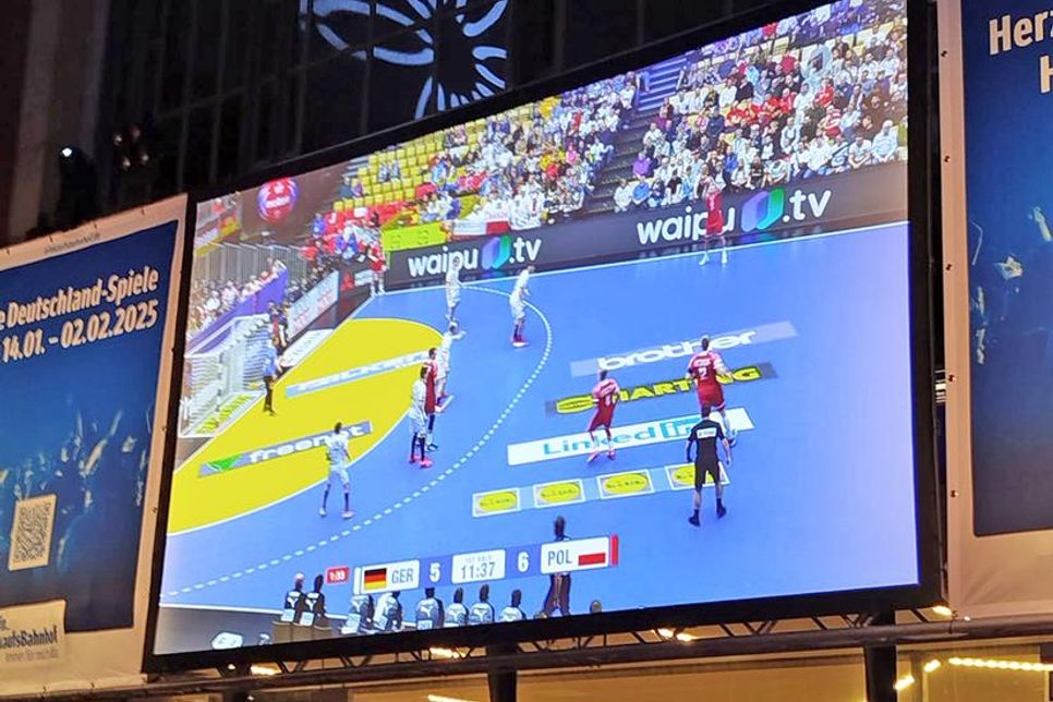 Der Kieler Handballbahnhof fieberte wieder mit.