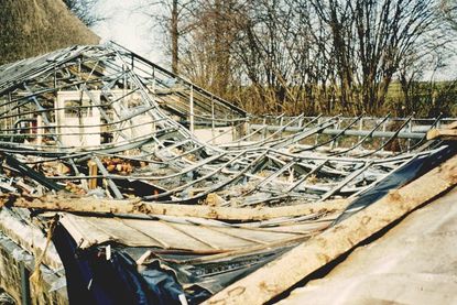 Die Schnee- und Sturmkatastrophen besiegelten das Ende der Gutsgärtnerei.