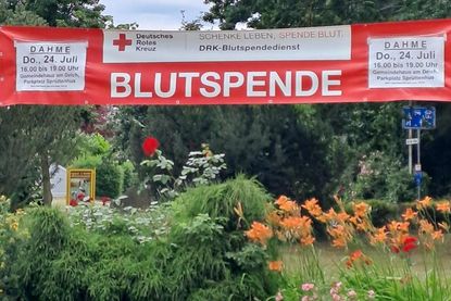 Für jeden mitgebrachten Erstspender gibt ein Geschenk als Dankeschön vom Blutspendedienst.