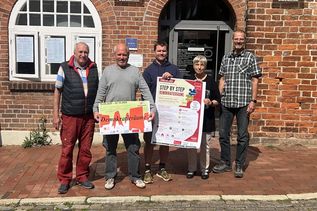 Die Beteiligten freuen sich auf die Wanderausstellung und darüber, dass das Thema Demokratie buchstäblich einen Raum im Zeittor Museum bekommt.