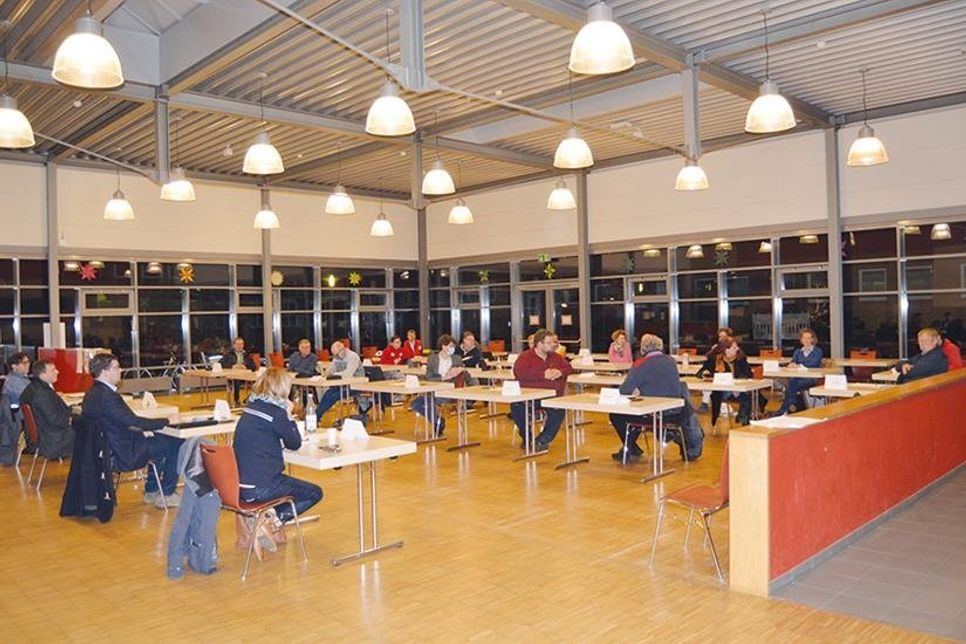 Wie geht es in Bad Schwartau weiter mit der geplanten Kita und dem Sportzentrum? Darüber diskutierten die Gesprächsteilnehmer am vergangenen Donnerstagabend in der Mensa der Elisabeth-Selbert-Gemeinschaftsschule.