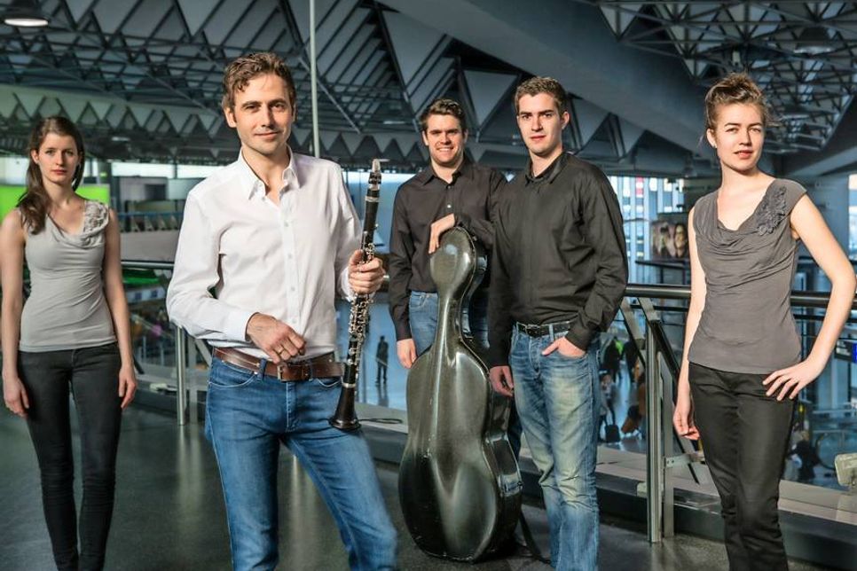 Das „Aris Quartett“ mit dem Klarinettisten Thorsten Johanns.