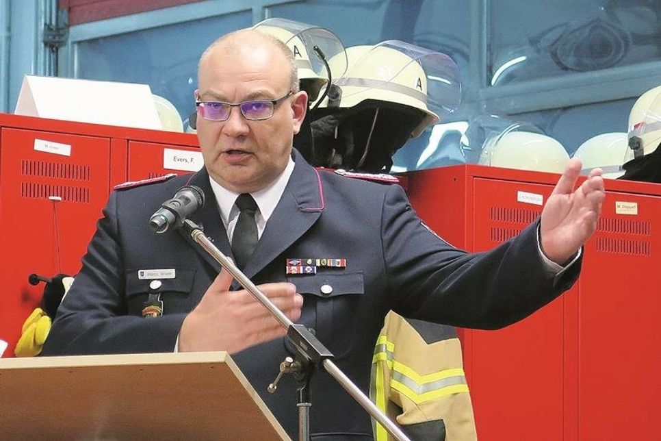 Gemeindewehrführer Marco Wriedt zog die Jahresbilanz für die Eutiner Ortswehren