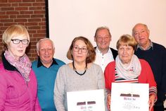 Die „alten“ und frischgewählten Vorstandsmitglieder des Fördervereins: Erika Meinus, Uwe Zöllner, Gaby Brede, Jan Krause, Rosi Schössow und Bernd Voigt. Foto: hfr