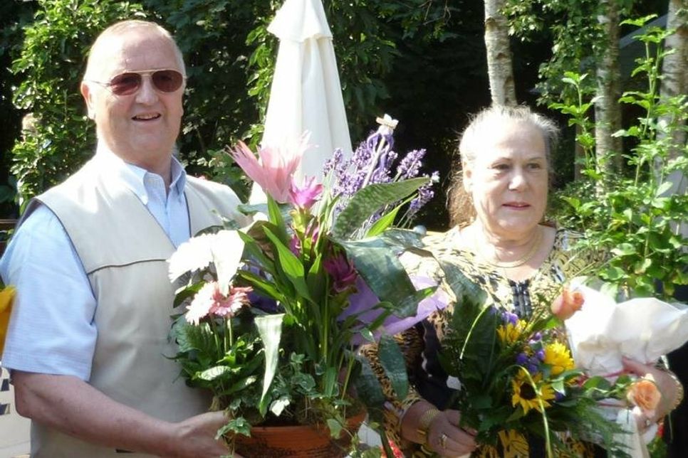 Firmengründer Jürgen Heinrich Muus mit Ehefrau Marina Muus.