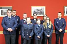 Der neue Vorstand der Jugendfeuerwehr Haffkrug. (Foto: Svea Banderob)
