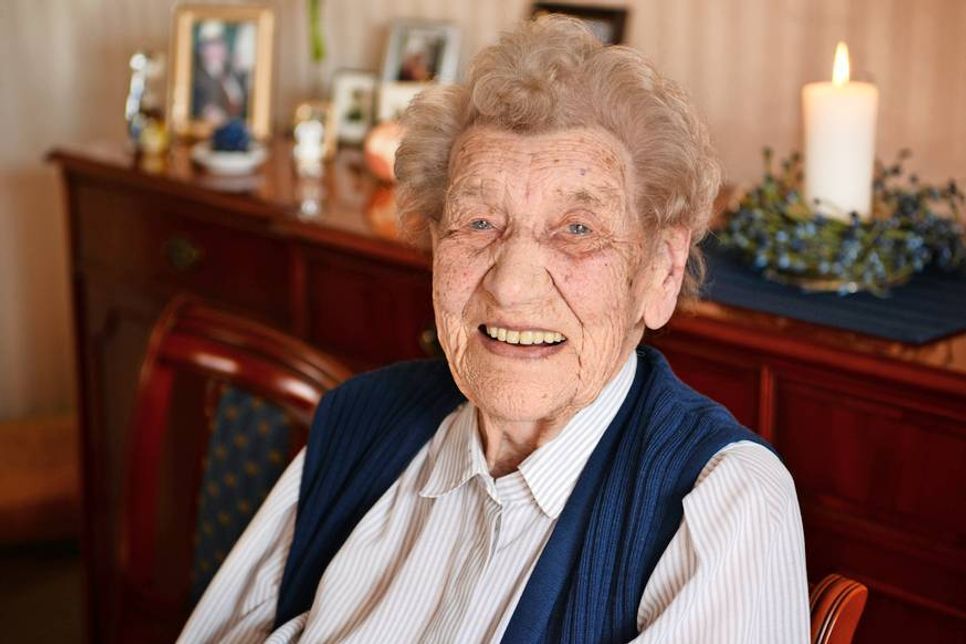 Erika Kortum wurde Anfang des Jahres 106 Jahre alt.