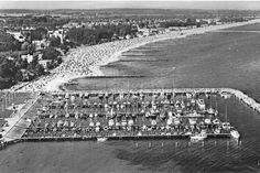 Das Foto aus dem Jahr 1967 zeigt den fertiggestellten ersten Bauabschnitt. Historische Einblicke in die Entwicklung des Hafens gibt es bei der Eröffnung des Hafengeburtstages am Samstag.