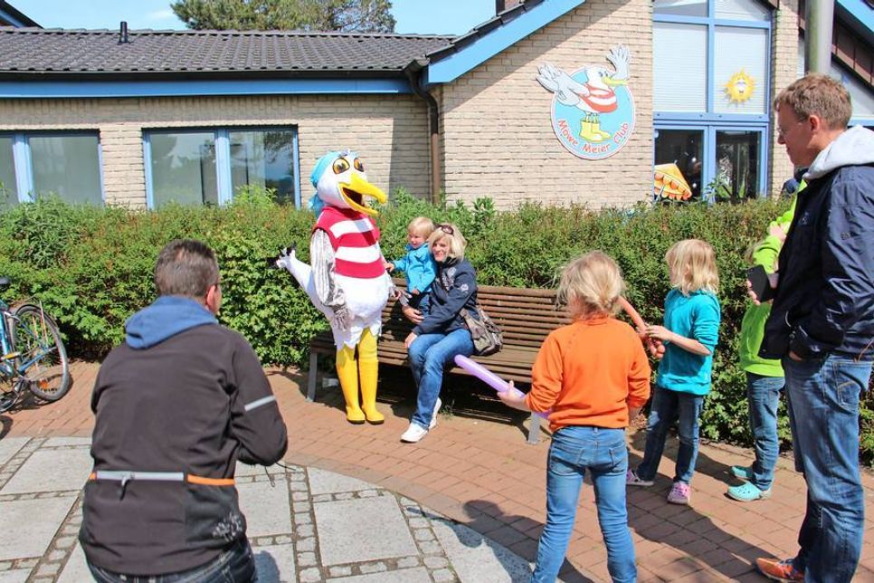 Möwe Meier stand fürs Fotoshooting zur Verfügung.