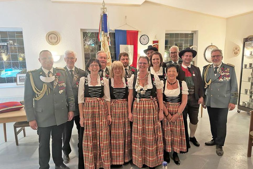 Der Wortführende Vorsteher Torsten Wetendorf-Muntau (li.) und Vorsteher Torsten Nagel bei der Siegerehrung.