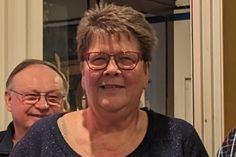 Knobelmeisterin Andrea Schwenk.