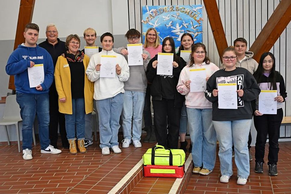 Schulsanitätsdienst im Aufbau