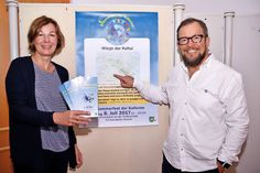 Dorothea Janssen-Terveen und Jörn Eckert von der Initiative „Sommerfest der Kulturen“ freuen sich auf das bunte Programm und viele Besucher am 8. Juli. (Foto: René Kleinschmidt)
