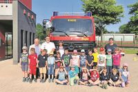 22. Mai: Neustadt hat eine Kinderfeuerwehr. Die „61er Minis“ stehen Kindern von 6 bis 10 Jahren offen.