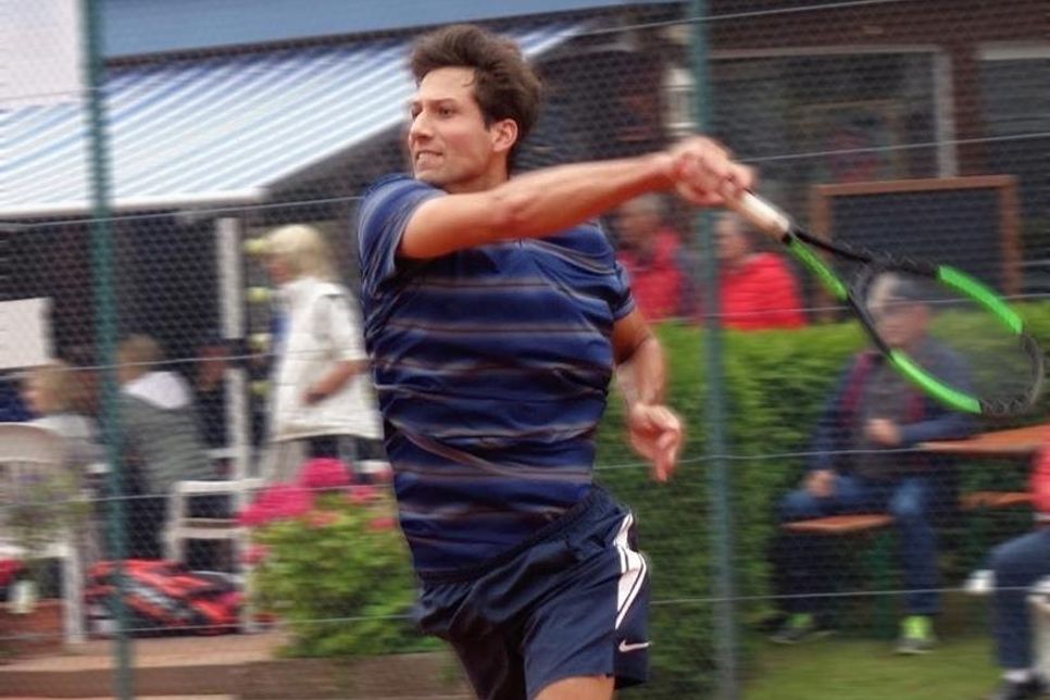 Sieger 2019 bei den Herren 30 Alexander Breitkopf vom TTK Sachsenwald (Foto: Hartmut Wildfang).