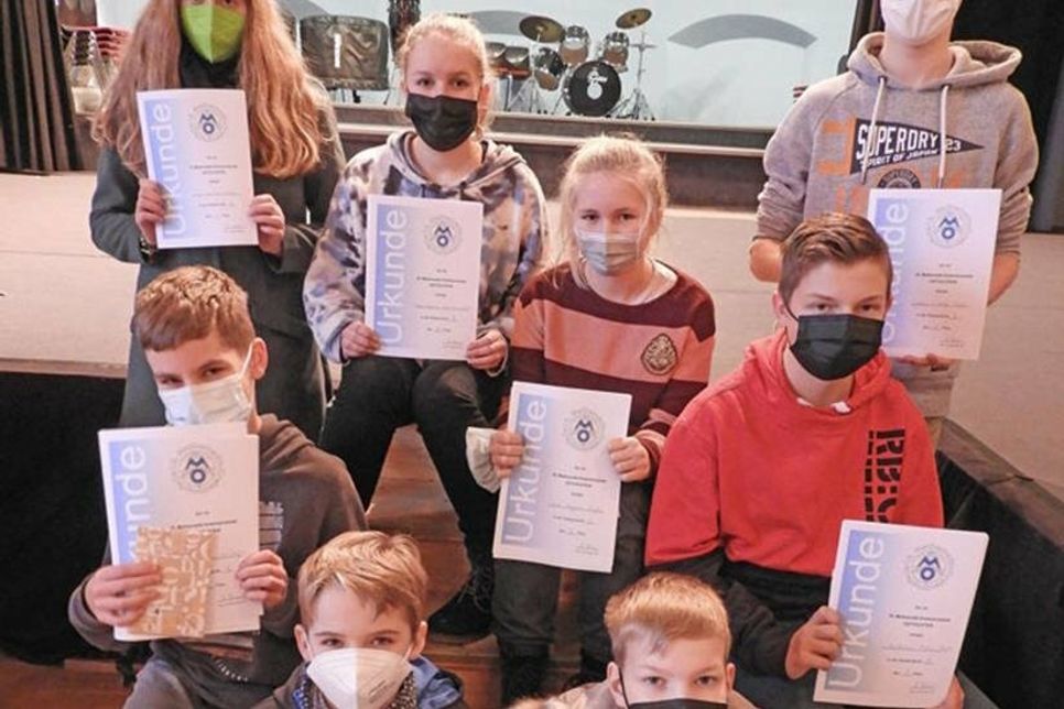 Erfolgreich: Das Voss-Gymnasium kann eine Gruppe starker Mathe-Asse zum Landeswettbewerb schicken.