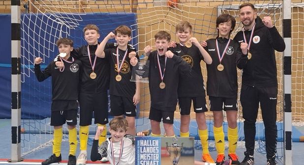 Die siegreichen Kicker des TSV Neustadt.