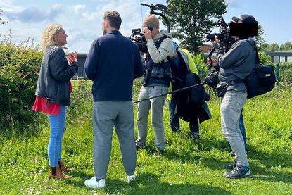 Dreharbeiten in Marienleuchte