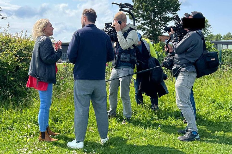 Dreharbeiten in Marienleuchte