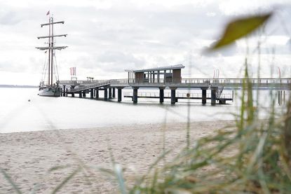 Die neue Seebrücke in Haffkrug wurde vor einem Jahr fertiggestellt.