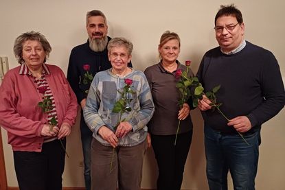 Ingeborg Gosch, Lars Warnemünde, Andrea Wellm, Ines Dedow und Bert Böhmer (v. lks.).