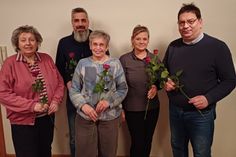 Ingeborg Gosch, Lars Warnemünde, Andrea Wellm, Ines Dedow und Bert Böhmer (v. lks.).
