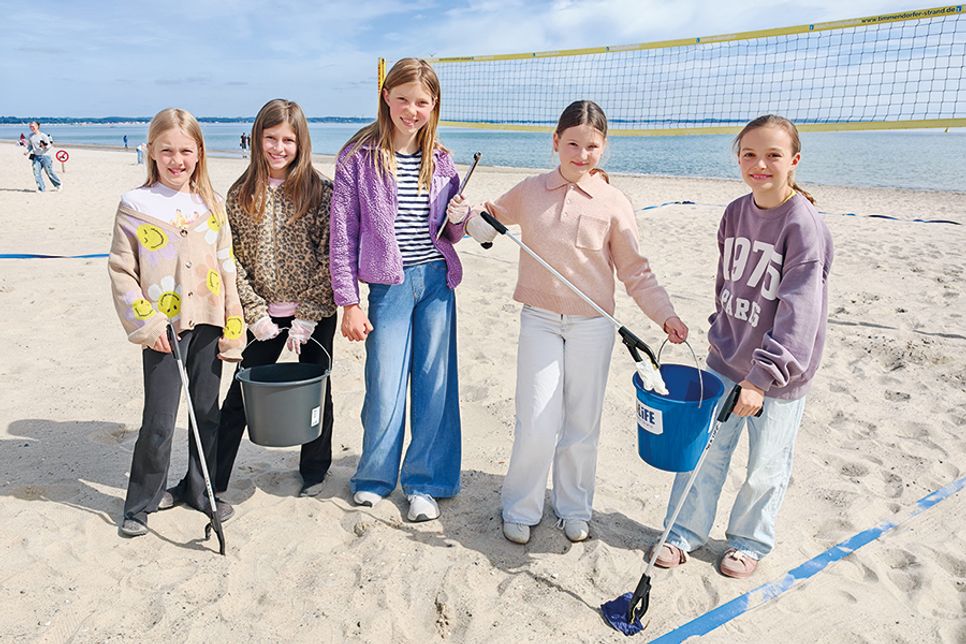 Sozialer Tag 2026 für „SchülerInnen Helfen Leben“: OGT-Schüler reinigten den Strand