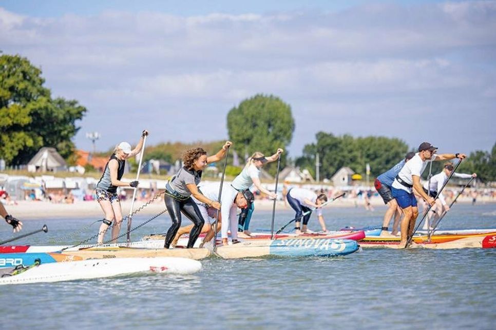 Vom 23. bis 25. Juni findet das SUP Race-Festival in Scharbeutz statt.