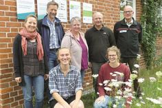 Ein starkes Team für den Naturschutz: Anna Pfannenberg vom DVL, Carsten Burggraf, Jens Rethwisch und Lea Pietsch von der Integrierten Station, Thea Daubitz vom Naturpark, Peter Hundrieser von der Unteren Forstbehörde und FÖJler Birk Hering.