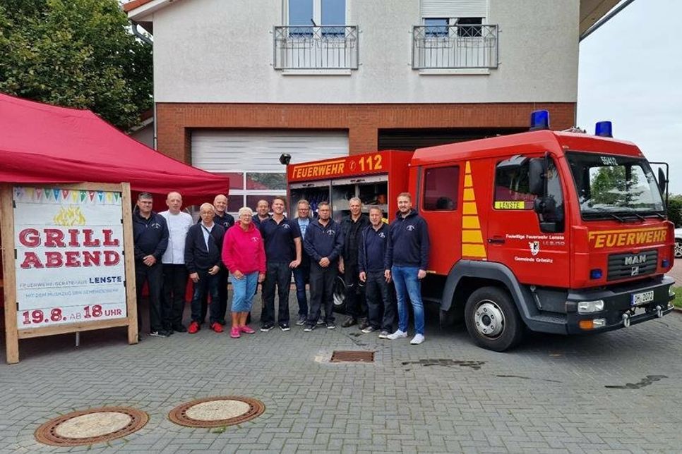 Die Freiwillige Feuerwehr Lenste ist eine Gemeinschaft, die in ihren Vorhaben von Spendern unterstützt wird.