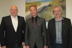 Der neue Vorstand der Kreishandwerkerschaft Ostholstein/Plön (v. lks.): Björn Bigga, Thoralf Volkens, Jürgen Fritze, (es fehlt Andreas Kröger).