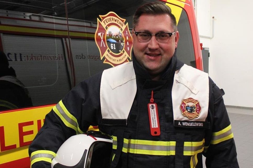 Stadtwehrführer Alexander Wengelewski freut sich über die klare Entscheidung aus Kiel.