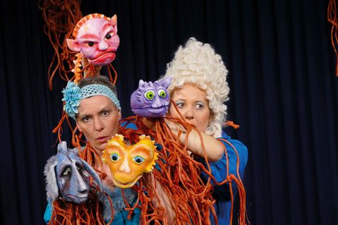 Freude, Ärger, Angst und Traurigkeit stehen im Mittelpunkt des Kindertheaterstücks „Knallwut“, das sich spielerisch mit der Welt der Gefühle beschäftigt. (Foto: Conny Haufe)