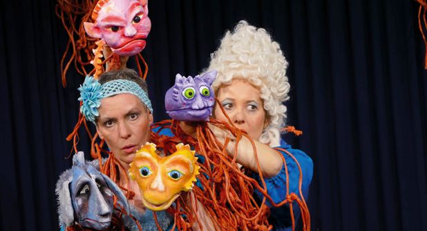 Freude, Ärger, Angst und Traurigkeit stehen im Mittelpunkt des Kindertheaterstücks „Knallwut“, das sich spielerisch mit der Welt der Gefühle beschäftigt. (Foto: Conny Haufe)