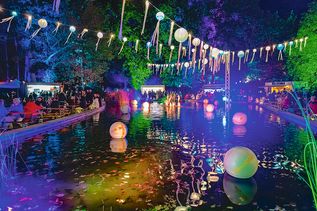 Am kommenden Wochenende wird der Strandpark in Timmendorfer Strand wieder zum „Lichtermeer“.