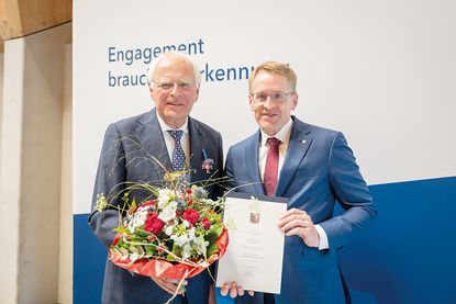 Verdienstorden des Landes Schleswig-Holstein: Hohe Auszeichnung und große Ehre für Ex-Landrat Reinhard Sager