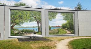 Das großformatige Kunstwerk ist Ende Mai auf Initiative des multiprofessionellen Betreuungsteams des Klinikums mit dem Künstler Ole Görgens entwickelt und umgesetzt worden. (Foto: ©AMEOS)