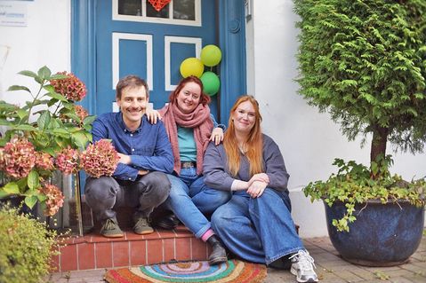 Das Gründerteam des Fördervereins: Stefan Theuer, Elena Kraft und Lisa Sorowski (v.li.).