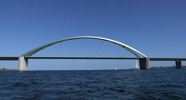Fehmarnsundbrücke.