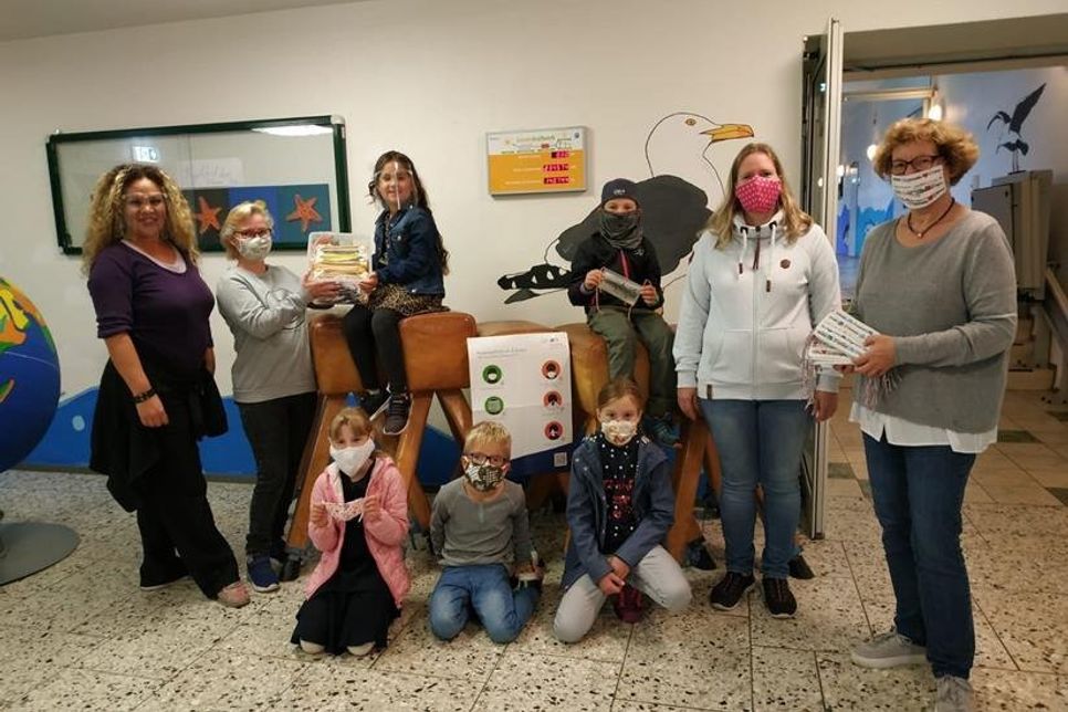 Schüler, Lehrer und Eltern sind dankbar für die Masken.