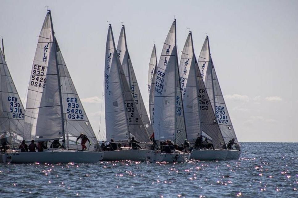 Deutsche Meisterschaft der J24 Klasse.
