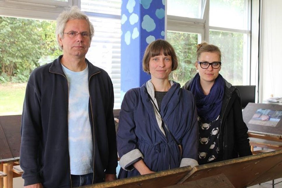 Thomas Thiesler, Sabrina Schuppelius und Vera Kähler (v. lks.).