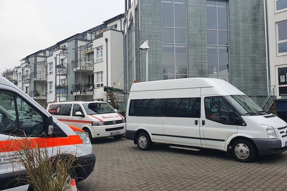 DRK und Johanniter-Unfall-Hilfe führten die Impfungen vor Ort durch.