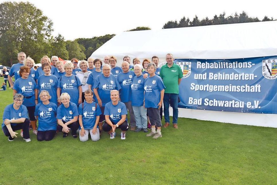 Nach einer Idee aus der Krebssportgruppe hat sich die RBSG am Wochenende mit einer großen Mannschaft am „Lauf des Lebens“ beteiligt.