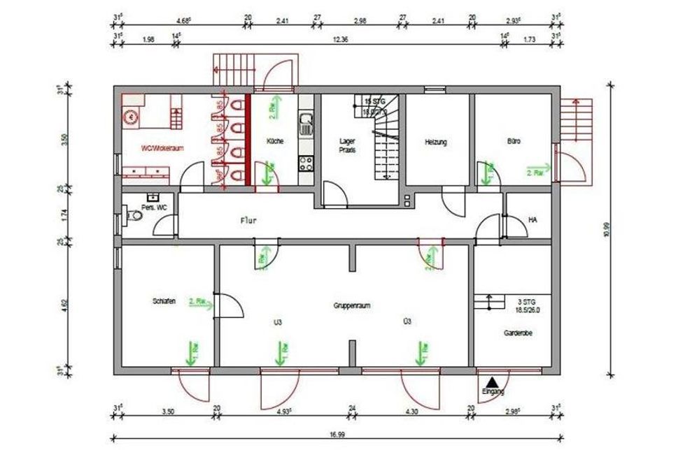 Dipl. Ing. Harm Hoffmann stellte den ersten Entwurf des Kindergartens vor. Foto: Architektenbüro Hoffmann.